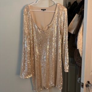 Sequin mini dress